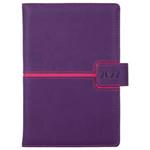 Diár MAGNETIC denný A5 2027 slovenský - fialová/ružová