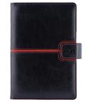 Diár MAGNETIC týždenný A5 2026  - čierna/červená