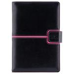 Diár MAGNETIC týždenný A5 2026  - čierna/ružová