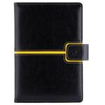 Diár MAGNETIC týždenný A5 2026  - čierna/žltá