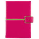 Diár MAGNETIC týždenný A5 2026  - ružová/zelená