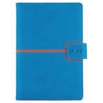 Diár MAGNETIC týždenný B6 2027 - modrá/oranžová