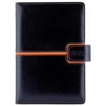 Diár MAGNETIC týždenný špeciál A5 2027 - čierna/oranžová