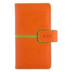 Diár MAGNETIC týždenný vreckový 2027 slovenský - oranžová/zelená