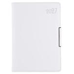 Diár METALIC denný B6 2027 - biela