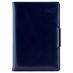 Diár METALIC denný B6 2027 - tmavo modrá