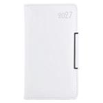 Diár METALIC týždenný vreckový 2027 slovenský - biela