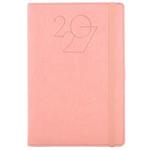 Diár POLY denný A5 2027 slovenský - svetlo ružová
