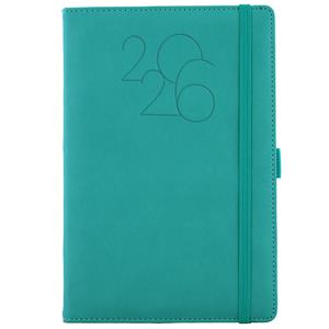 Diár POLY týždenný A5 2026 - petrolejová