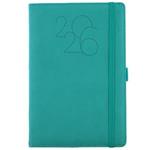 Diár POLY týždenný A5 2026  - petrolejová