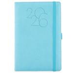 Diár POLY týždenný A5 2026  - svetlo modrá