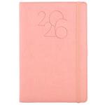 Diár POLY týždenný A5 2026  - svetlo ružová