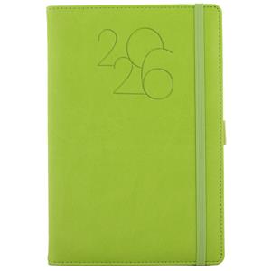 Diár POLY týždenný A5 2026 - svetlo zelená