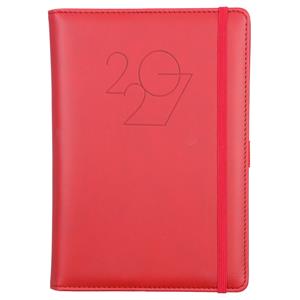 Diár POLY týždenný špeciál A5 2027 - červená
