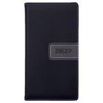 Diár RIGA týždenný vreckový 2027 slovenský - čierna/sivá