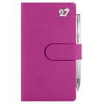 Diár SPLIT CRYSTAL týždenný vreckový 2027 slovenský - fuchsiová