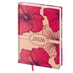 Diár týždenný A5 2026 Vario - Lyra Hibiscus