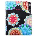 Notes DESIGN A5 čistý - čierna - kaleidoskop 