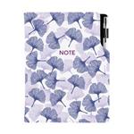 Notes DESIGN A5 linajkový - Ginkgo