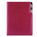 Notes GEP A4 bodkovaný - nachová