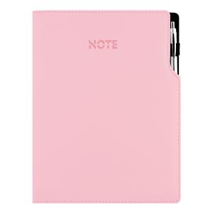 Notes GEP A4 bodkovaný - svetlo ružová