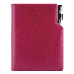 Notes GEP B5 bodkovaný - nachová