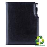 Notes GEP B5 čistý  - čierna/čierne vnútro - recyklovaná koženka