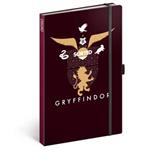 Notes linajkový A5 - Harry Potter - Gryffindor 