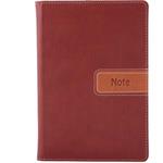 Notes Riga A5 štvorčekový - hnedá