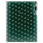 Notes - zápisník DESIGN A4 bodkovaný  - modrá - bodky