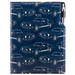 Notes - zápisník DESIGN A4 čistý  - modrá - Mustang