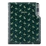 Notes - zápisník DESIGN B6 linajkový  - modrá - bodky
