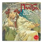Poznámkový kalendár 2025 Alfons Mucha 
