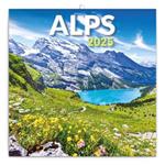 Poznámkový kalendár 2025 Alpy 