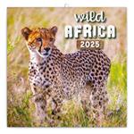 Poznámkový kalendár 2025 Divoká Afrika 