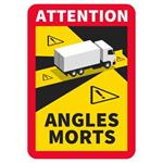 Pozor mŕtvy uhol - autom - bezpečnostná tabuľka, 170 x 250 mm