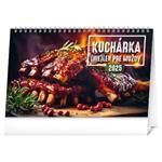 Stolový kalendár 2025 Kuchárka (nie)len pre mužov 