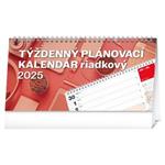Stolový kalendár 2025 Plánovací riadkový 