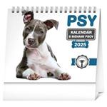Stolový kalendár 2025 Psy – s menami psov 