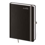 Týždenný diár A5 2025 Double Black 