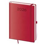 Týždenný diár A5 2026 Print Pop - malinová