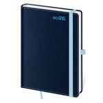 Týždenný diár B6 2026 Double Blue 